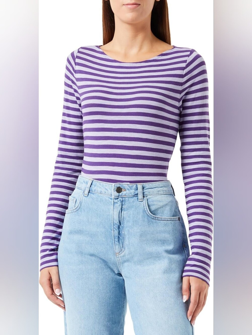 Marc O'Polo Cotton Striped Long Sleeve Top Size XS